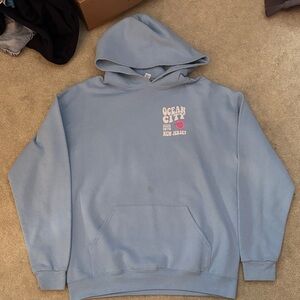 Ocean City Blue Hoodie